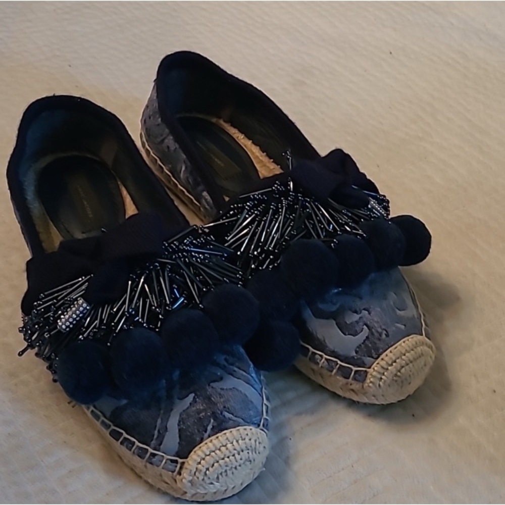 Marc Jacobs Black and Tan Espadrilles